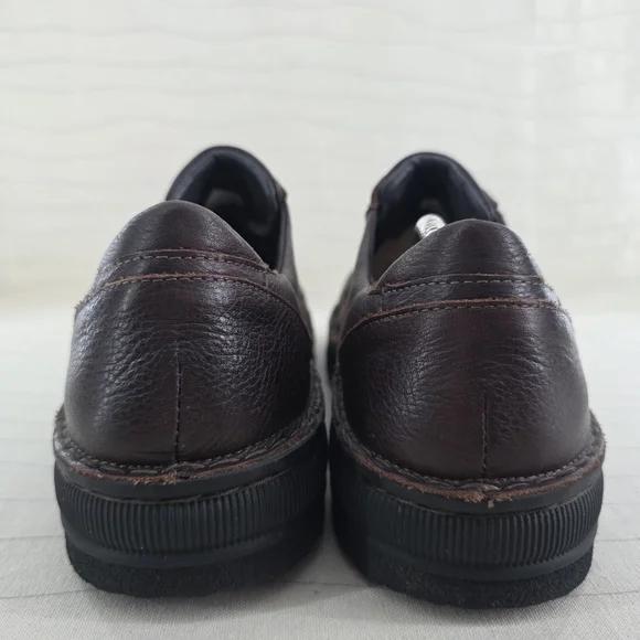 NAOT Mens Olaf Lace‑Up Dark Brown Leather Shoes Made in Israel Size 13 US/ 46 EU
